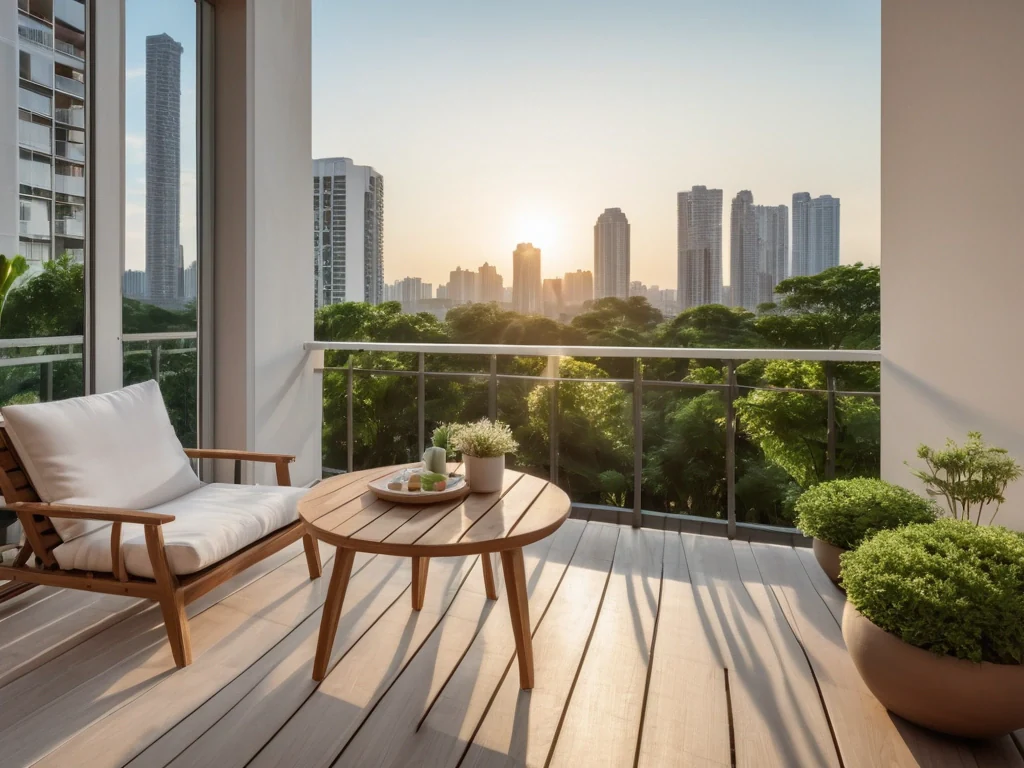 Balcony - Srijan Orizon Sample Apartment