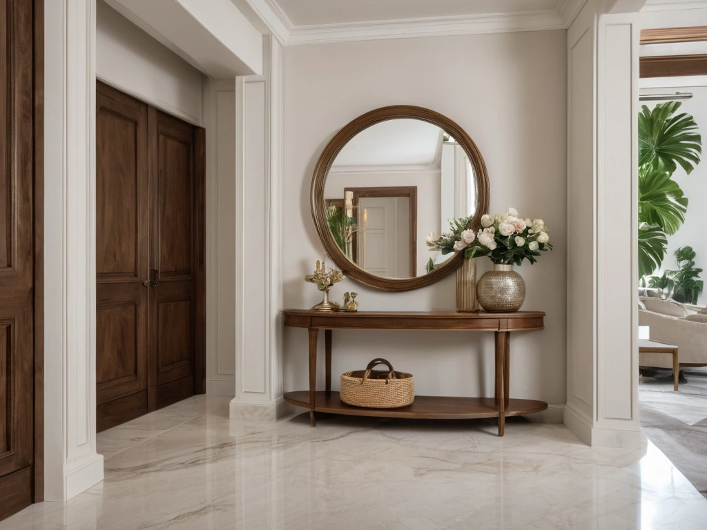 Srijan Orizon sample apartment entrance foyer, Rajpur Sonarpur Kolkata