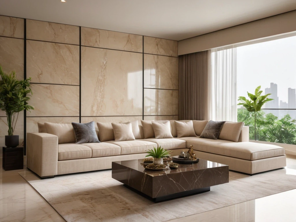 Living Room - Srijan Orizon Sample Apartment