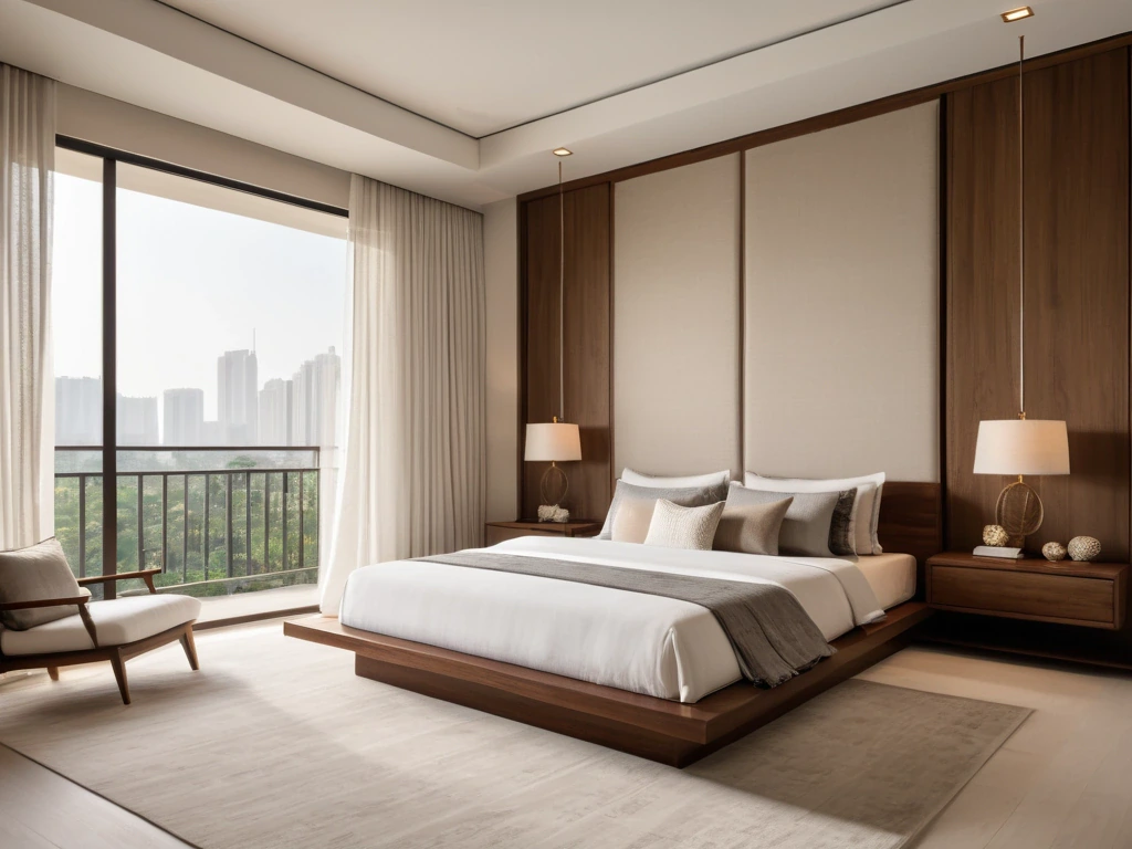 Master Bedroom - Srijan Orizon Sample Apartment